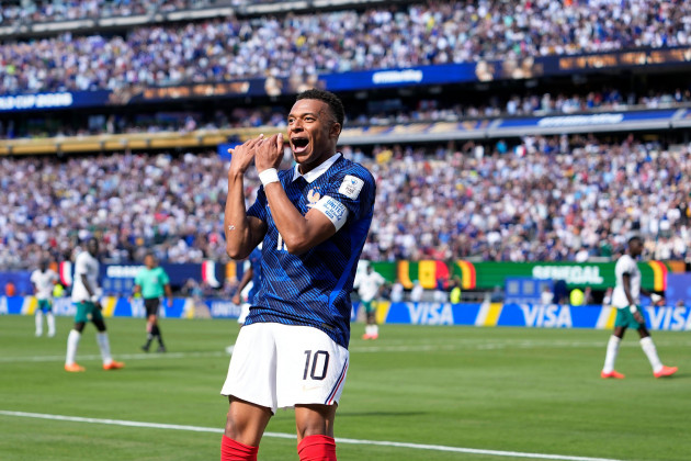 Mbappe breaks French all-time goalscoring record with late burst against Senegal