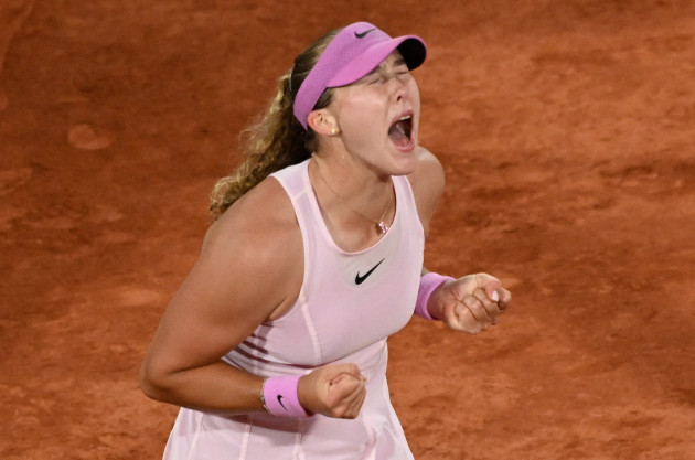 Russian teenager Mirra Andreeva into first grand slam final after beating Marta Kostyuk