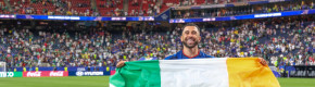 10 years ago, he was working in a Dublin bank. Now he's facing Messi in the World Cup finals