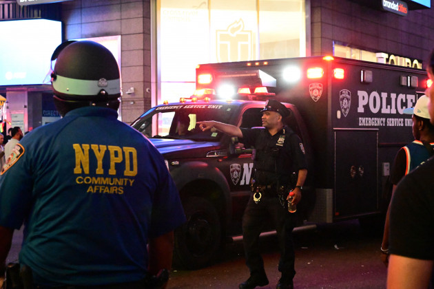 63 arrested, four stabbed and one shot as Knicks title celebrations turn violent in New York