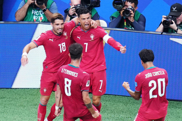 Ronaldo becomes first man to score at six World Cups as Portugal crush Uzbekistan