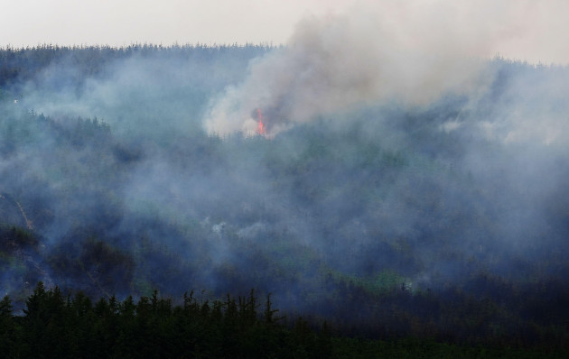Advisory issued as significant smoke flare-up reported in the Kilcash area of Slievenamon