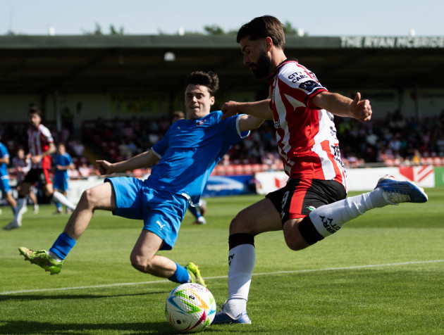 Chapman's late double helps Derry break down stubborn Tolka Rovers