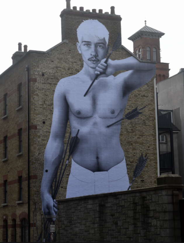 Artist behind new Dublin mural says he faced additional barriers because work depicted trans man