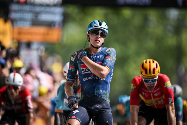 Tim Merlier wins Tour de France seventh stage in sprint finish