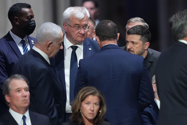 It's been a busy day in Washington as Zelenskyy and Netanyahu arrive for talks with Trump
