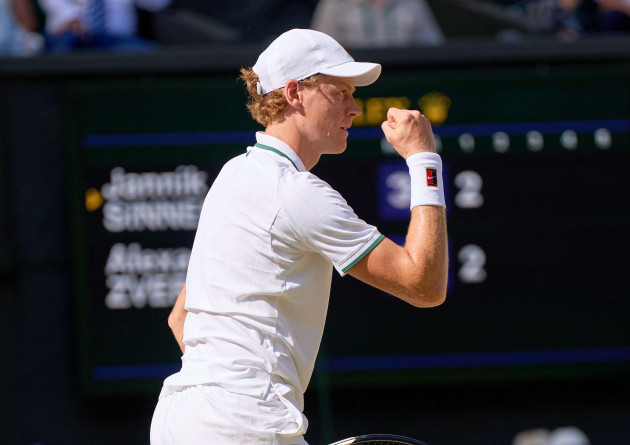 Sinner defends Wimbledon title with battling win against Zverev