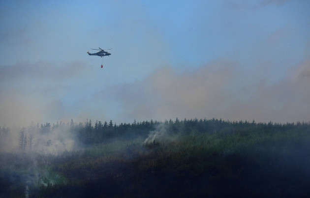 Progress made in battle against Slievenamon wildfire as focus shifts after wind change