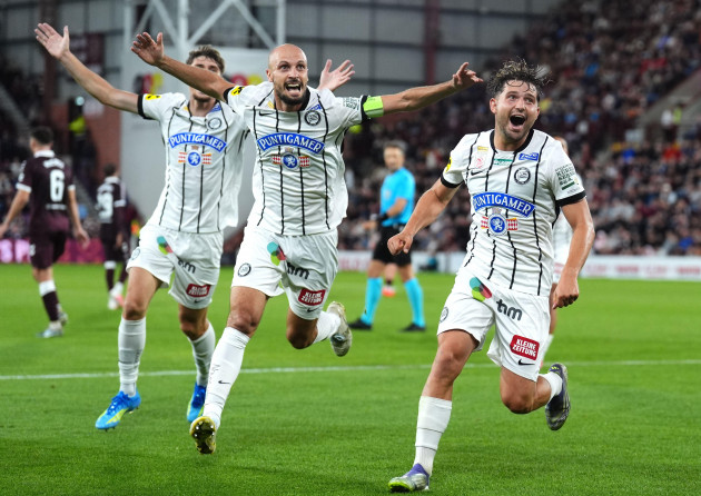 Hearts crash out of Champions League after 6-0 aggregate defeat