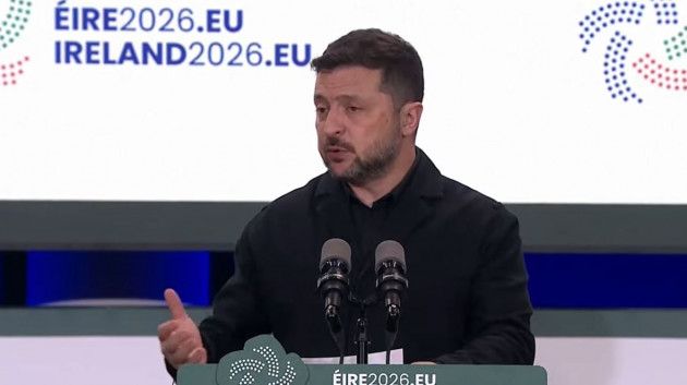 LIVE: Martin and Zelenskyy hosting joint press conference as Irelands EU presidency begins It follows an opening ceremony earlier today.