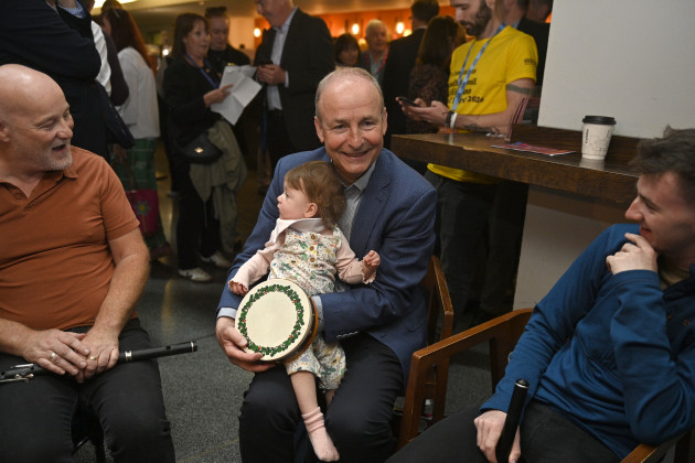 Taoiseach and President soak up the vibes at Belfast's first Fleadh Cheoil na hÉireann