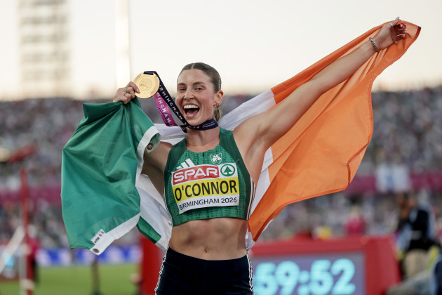 O’Connor takes heptathlon gold for Ireland’s third medal of European Championships
