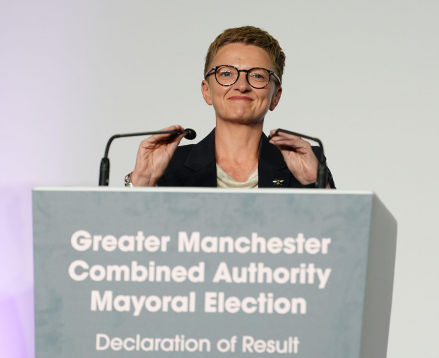 Belfast native and Labour candidate voted in as Manchester mayor, succeeding Andy Burnham