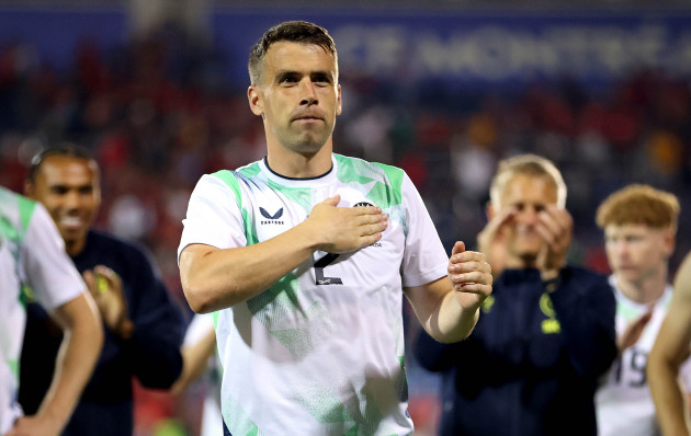 Séamus Coleman training with Killybegs GAA but will not feature in club championship